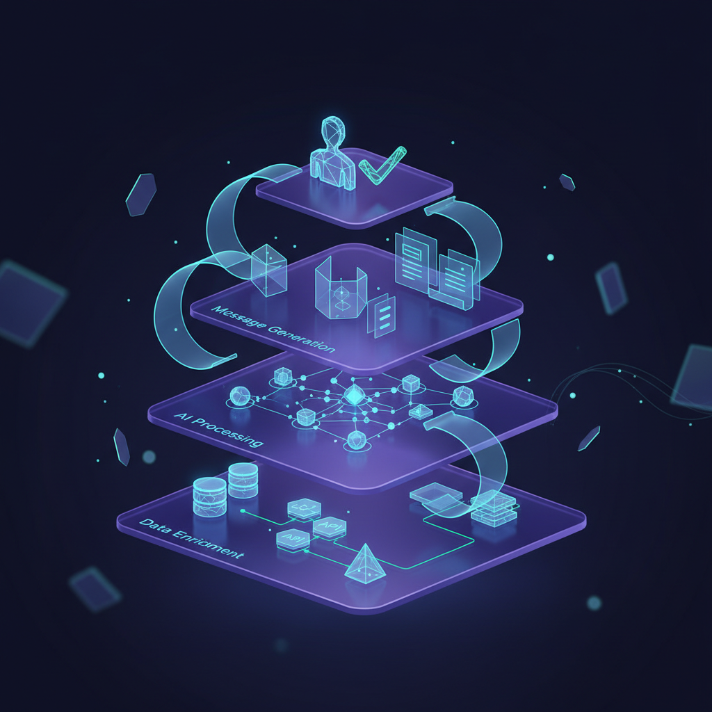 The AI personalised outbound stack: four layers