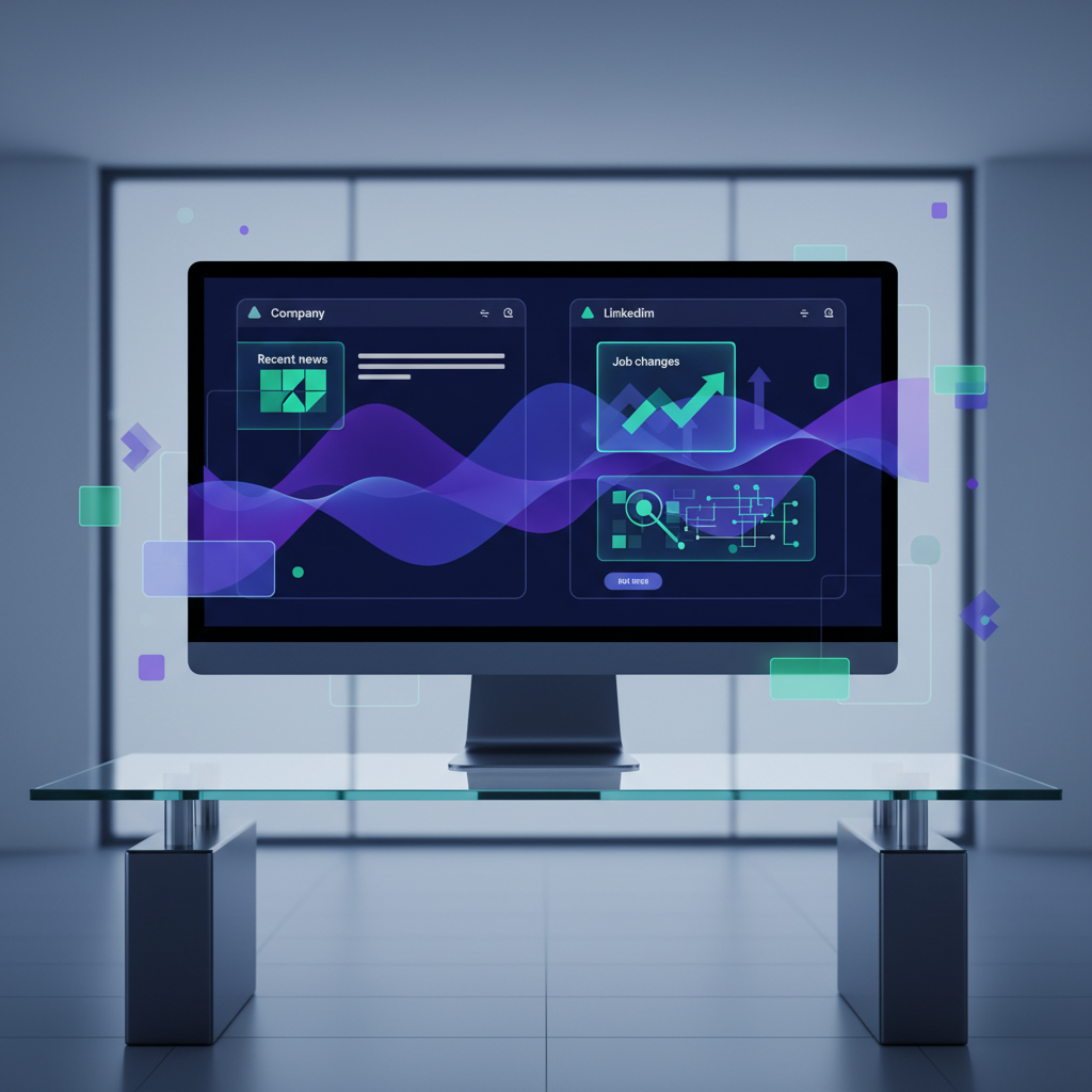 Research the account and prospect in under 3 minutes