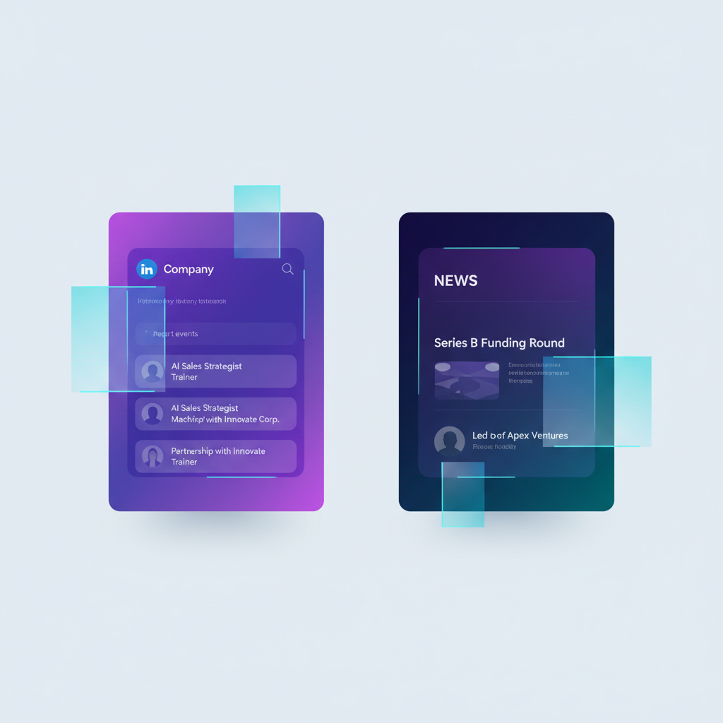 Research the account and contact in under 90 seconds