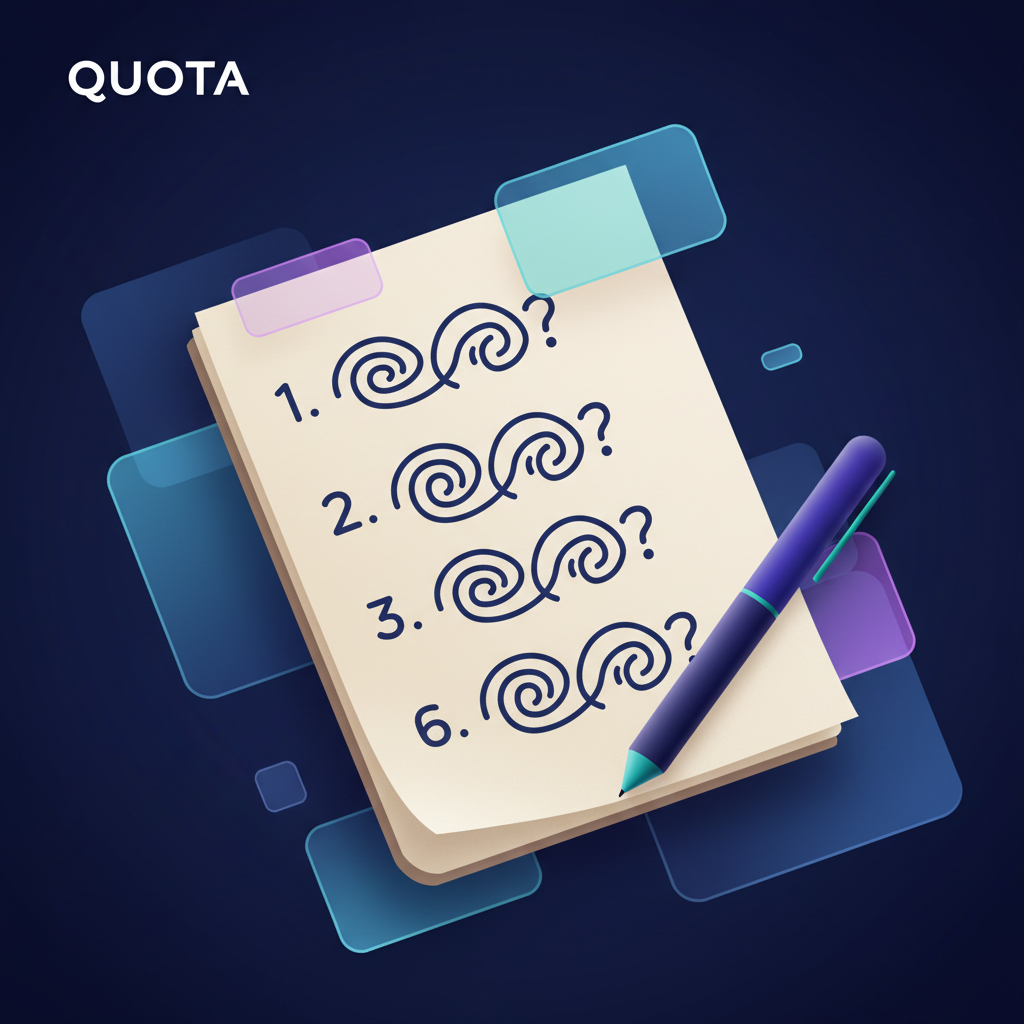 Step 4: Write down your core discovery questions