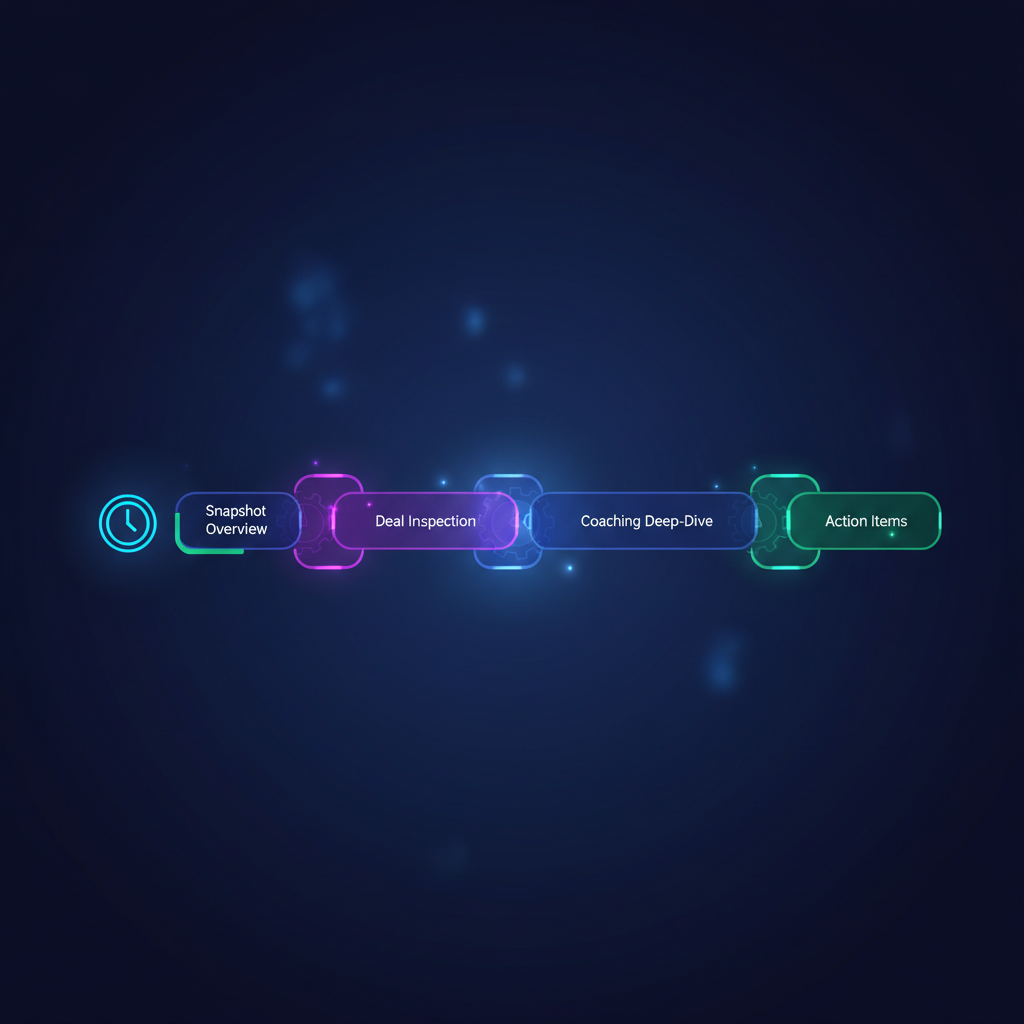 How to structure the pipeline review meeting agenda