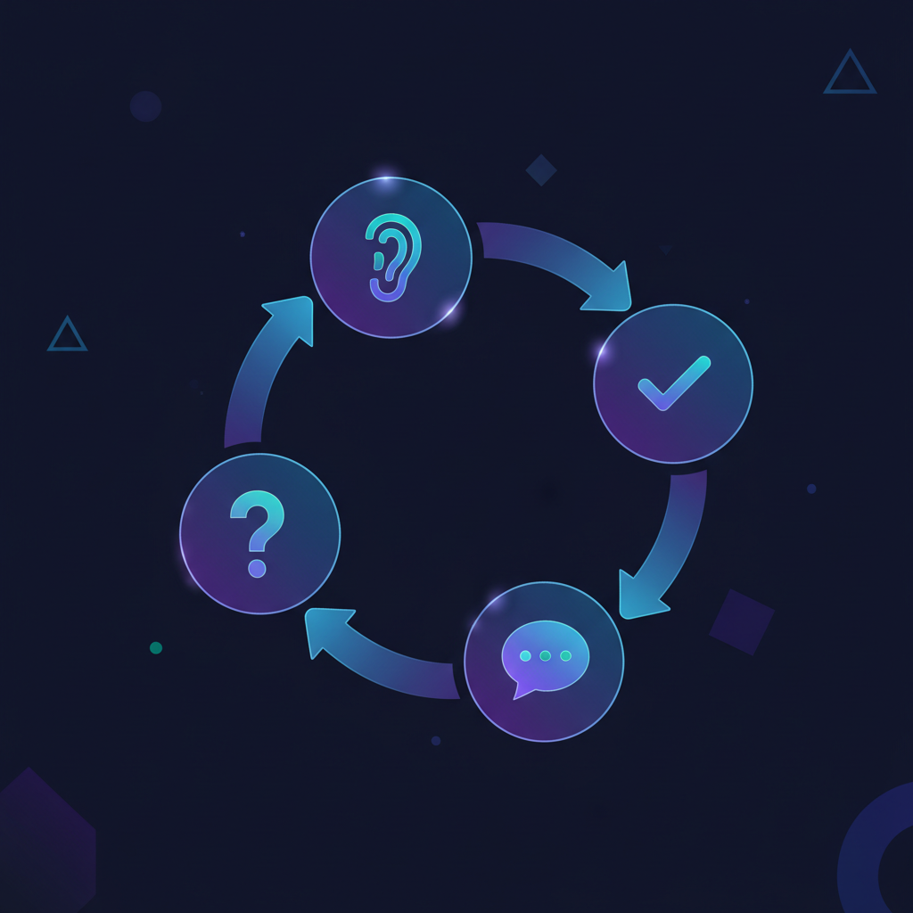 The LARA framework for sales call listening