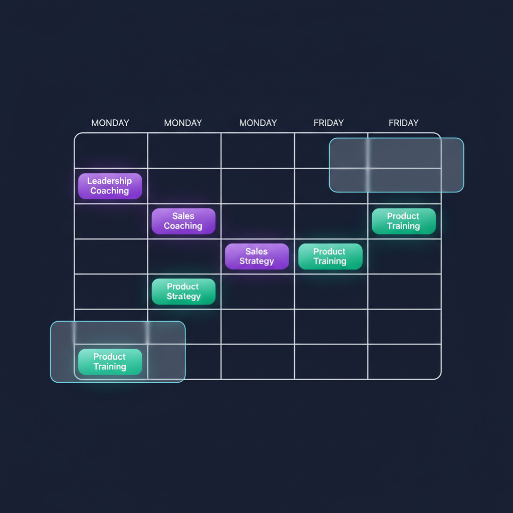 Weekly Coaching Cadence: What to Do When