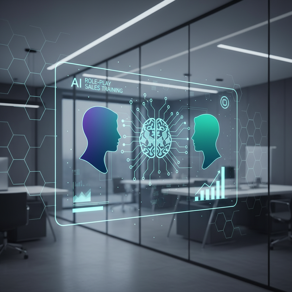 What is AI role-play sales training?